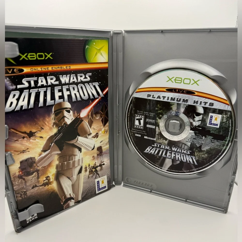 Star Wars Battlefront (Platinum Hits) - For Xbox Complete Tested Rare